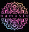 Junior's Lost Gods Colorful Namaste Racerback Tank Top