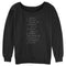 Junior's Lost Gods Zodiac Sign List Sweatshirt