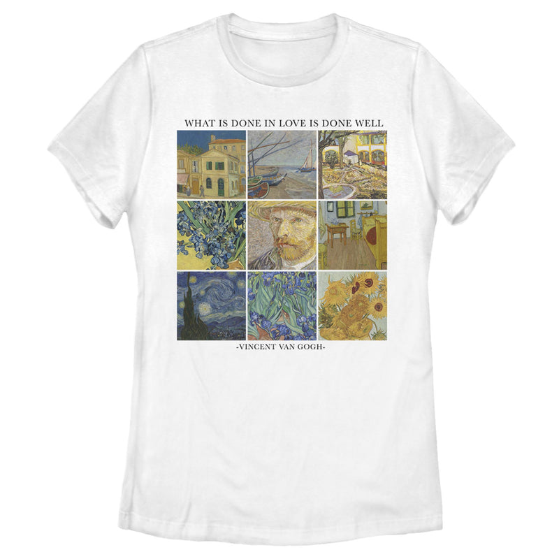 Women's Lost Gods Art Grid T-Shirt