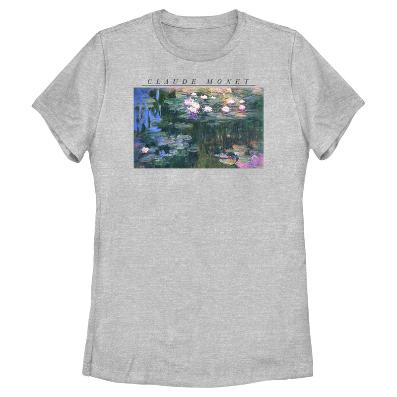 Women's Lost Gods Claude Monet Art Print T-Shirt