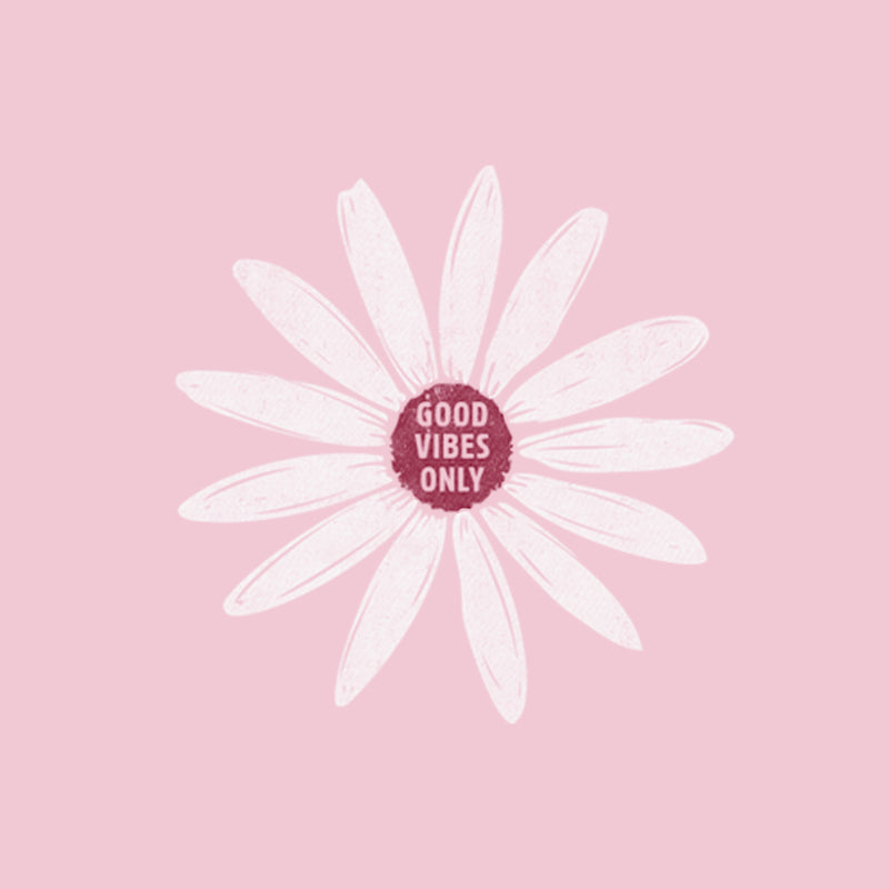 Girl's Lost Gods Daisy Flower Good Vibes Only T-Shirt