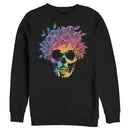 Men's Lost Gods Rainbow Skull Flowers Sweatshirt