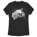 Women's Lost Gods Flower Skull T-Shirt