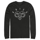 Men's Lost Gods Zodiac Aries Ram Symbol Long Sleeve Shirt