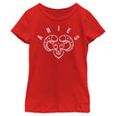 Girl's Lost Gods Zodiac Aries Ram Symbol T-Shirt