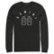 Men's Lost Gods Zodiac Gemini Line Symbol Long Sleeve Shirt