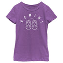 Girl's Lost Gods Zodiac Gemini Line Symbol T-Shirt