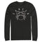 Men's Lost Gods Zodiac Cancer Line Symbol Long Sleeve Shirt