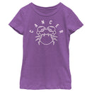 Girl's Lost Gods Zodiac Cancer Line Symbol T-Shirt