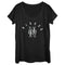 Women's Lost Gods Zodiac Pisces Line Symbol T-Shirt