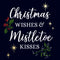 Men's Lost Gods Christmas Wishes and Mistletoe Kisses T-Shirt