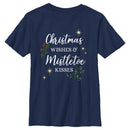 Boy's Lost Gods Christmas Wishes and Mistletoe Kisses T-Shirt