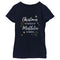 Girl's Lost Gods Christmas Wishes and Mistletoe Kisses T-Shirt