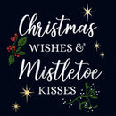 Girl's Lost Gods Christmas Wishes and Mistletoe Kisses T-Shirt