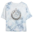 Junior's Lost Gods Astrology Moon Phases Wheel T-Shirt