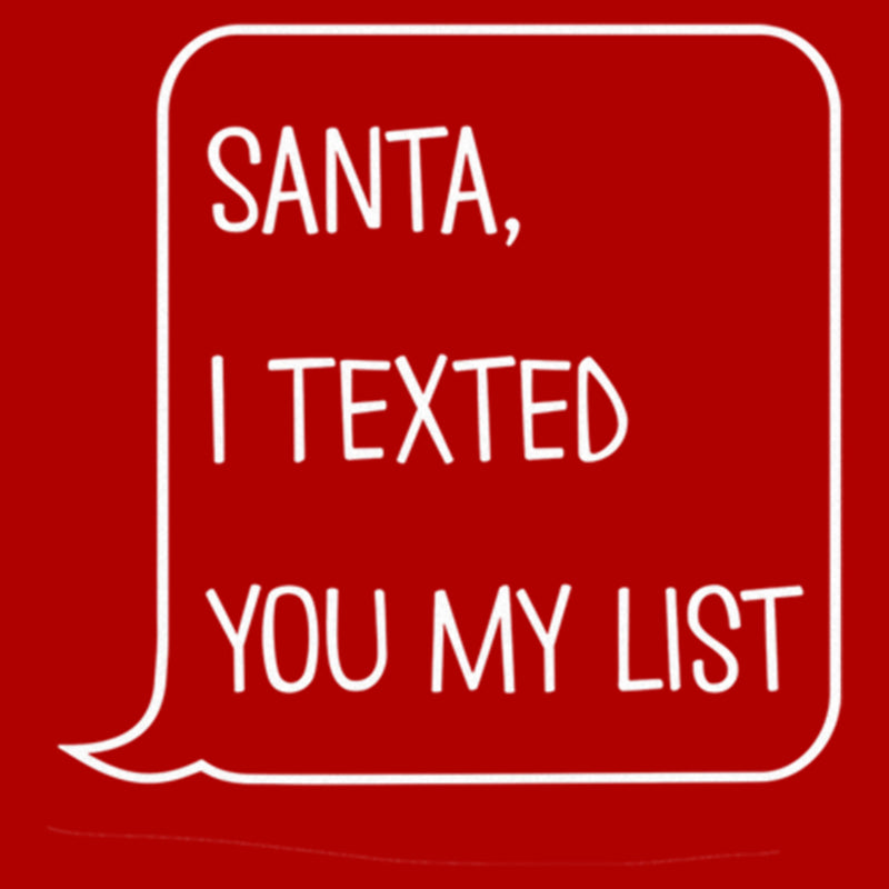 Junior's Lost Gods Santa I Texted You My List T-Shirt