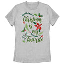 Women's Lost Gods My Favorite is Christmas T-Shirt