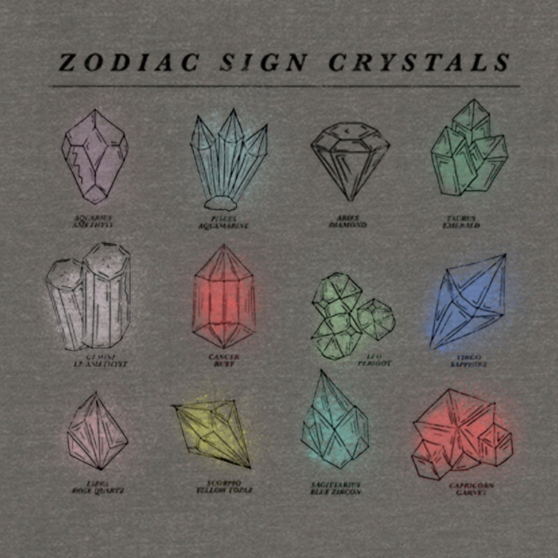 Junior's Lost Gods Zodiac Sign Birthstones Sweatshirt