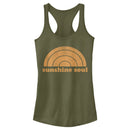 Junior's Lost Gods Distressed Sunshine Soul Racerback Tank Top