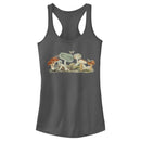 Junior's Lost Gods Retro Mushrooms Racerback Tank Top