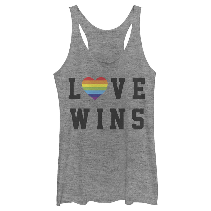 Women's Lost Gods Love Wins Racerback Tank Top