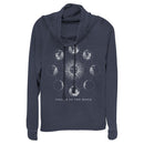 Junior's Lost Gods Phases of the Moon Cowl Neck Sweatshirt