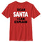 Boy's Lost Gods Dear Santa I Can Explain T-Shirt