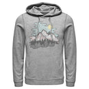 Men's Lost Gods Moonlight Mountains Pull Over Hoodie