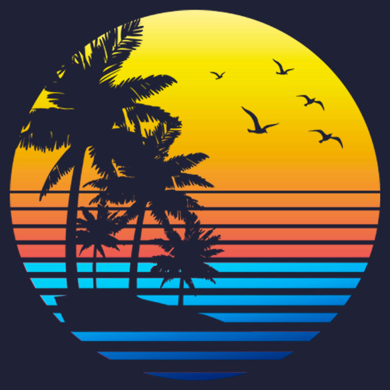 Women's Lost Gods Retro Sunset T-Shirt