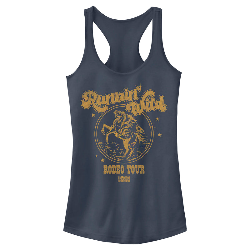 Junior's Lost Gods Runnin' Wild Rodeo Tour Racerback Tank Top