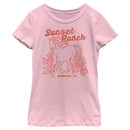 Girl's Lost Gods Distressed Sunset Ranch T-Shirt