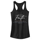 Junior's Lost Gods Faith Definition Racerback Tank Top