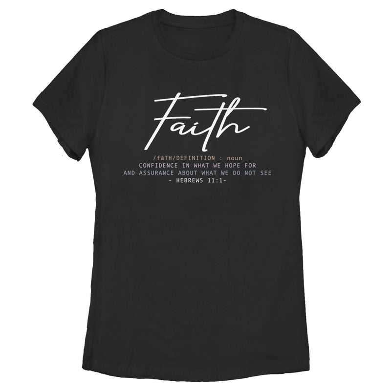 Women's Lost Gods Faith Definition T-Shirt