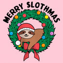 Girl's Lost Gods Merry Slothmas T-Shirt