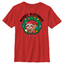 Boy's Lost Gods Merry Slothmas T-Shirt