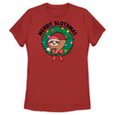 Women's Lost Gods Merry Slothmas T-Shirt