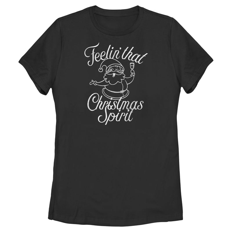 Women's Lost Gods Feelin' That Christmas Spirit T-Shirt