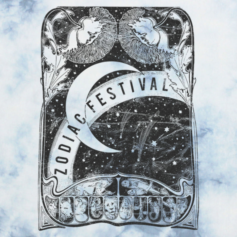 Junior's Lost Gods Zodiac Festival Card T-Shirt