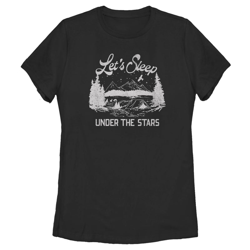 Women's Lost Gods Let's Sleep Under the Stars T-Shirt