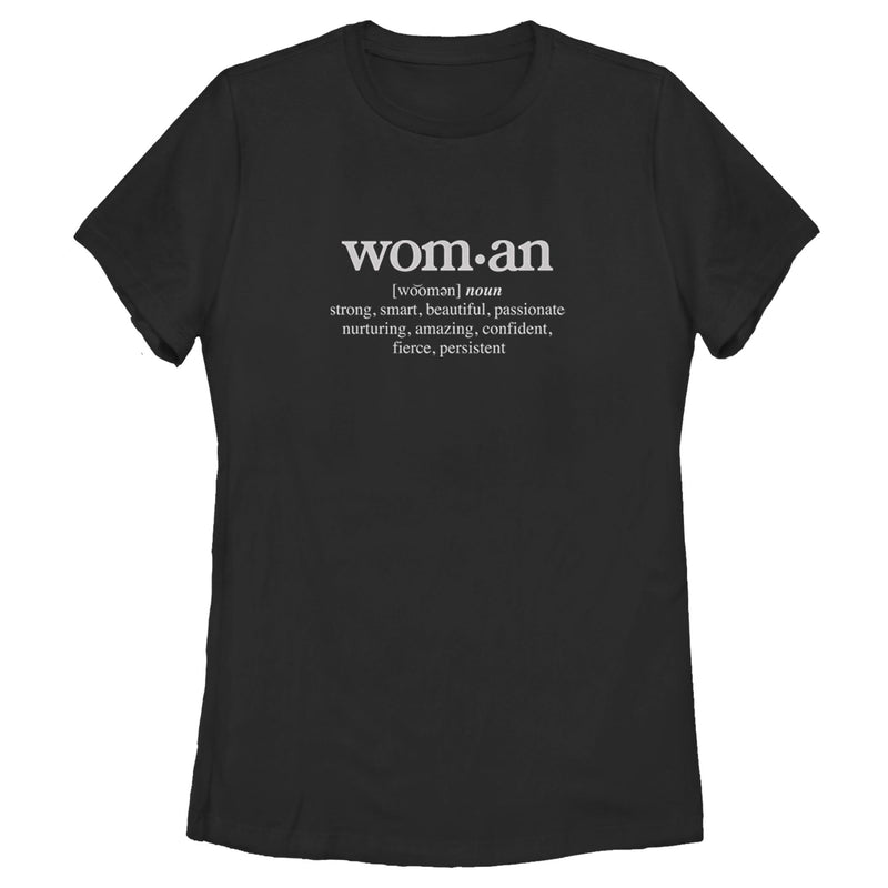 Women's Lost Gods Woman Definition T-Shirt