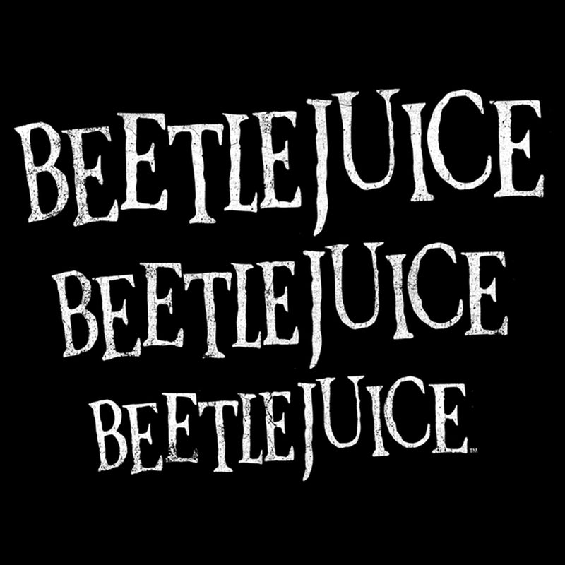 Junior's Beetlejuice Distressed Logo T-Shirt