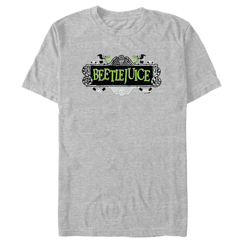 Men's Beetlejuice Classic Green Logo T-Shirt