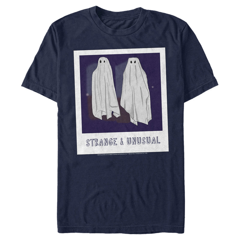 Men's Beetlejuice Halloween Strange and Unusual Ghost Photo T-Shirt