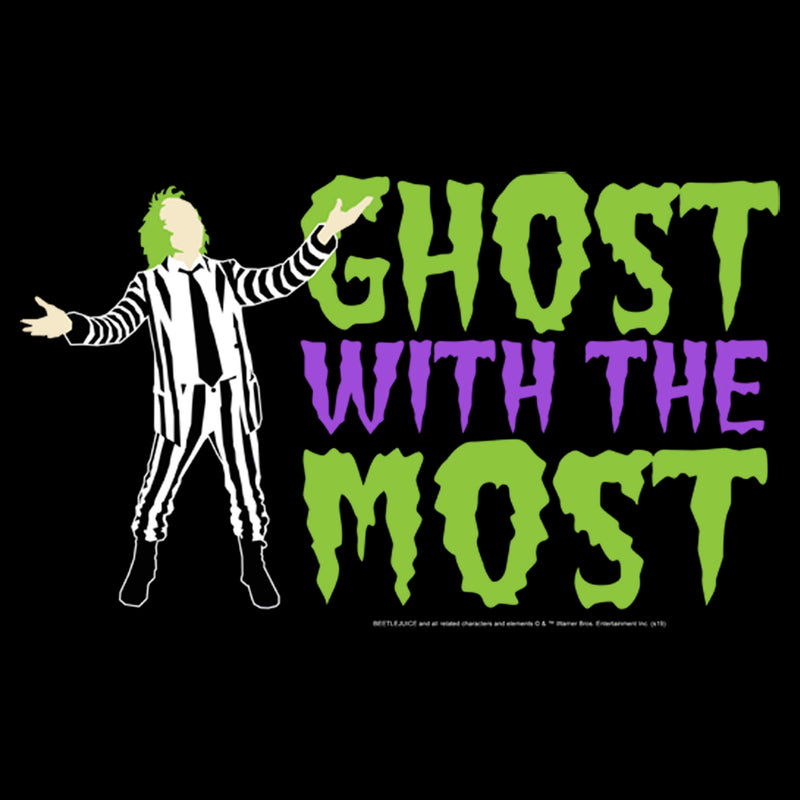 Men's Beetlejuice Ghost with the Most Silhouette T-Shirt