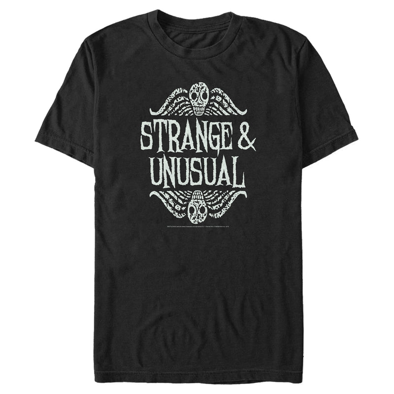 Men's Beetlejuice Strange and Unusual Quote T-Shirt