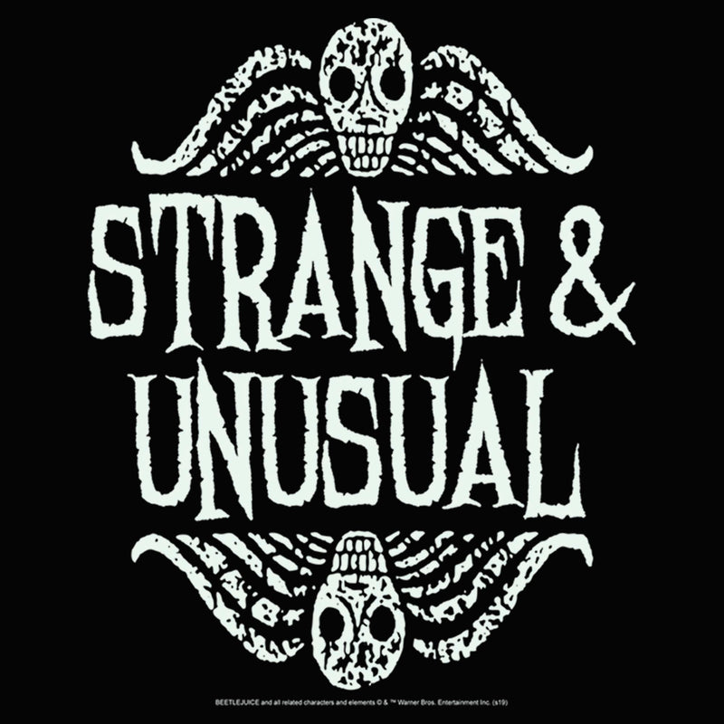 Junior's Beetlejuice Strange and Unusual Quote Racerback Tank Top