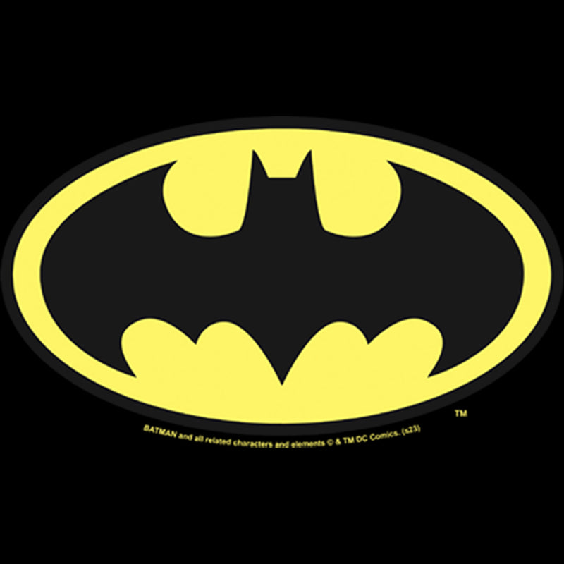 Toddler's Batman Traditional Yellow Logo T-Shirt