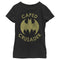 Girl's Batman Caped Crusader Distressed Logo T-Shirt