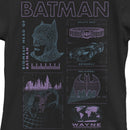 Girl's Batman Distressed Schematic T-Shirt