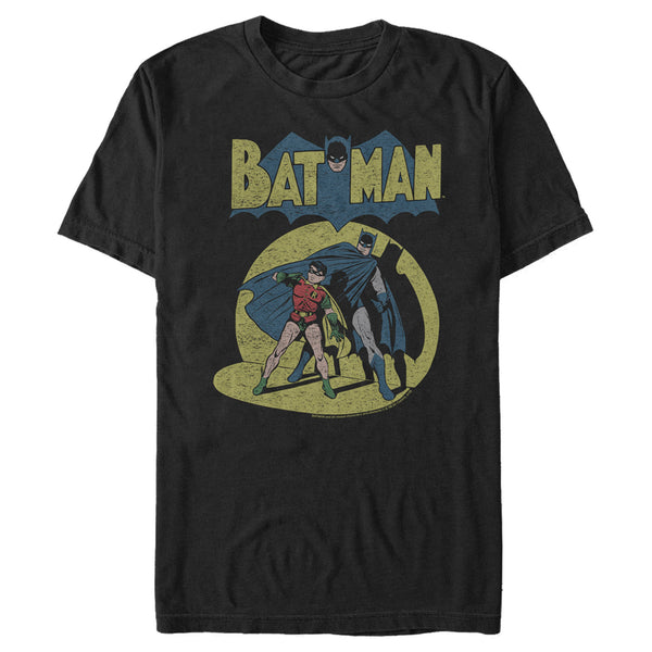 Men s Batman With Robin Vintage Comics T Shirt Fifth Sun